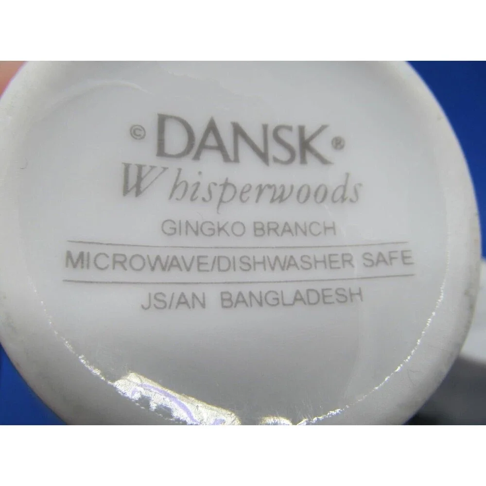 Dansk Whisperwoods Ginko Branch Set Of Four 4